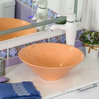 Накладная раковина Melana 7020-B5-806 40см персиковый